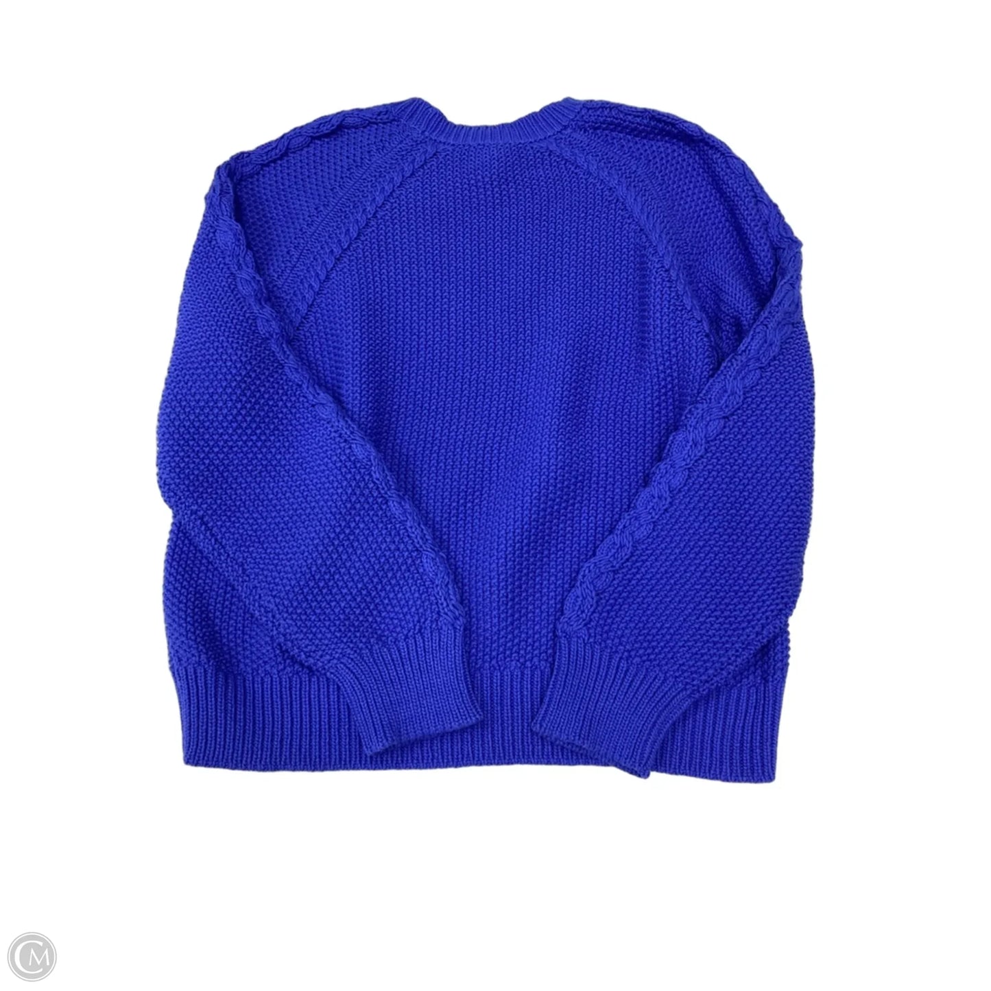 Sweater By Ann Taylor In Blue, Size: Xl