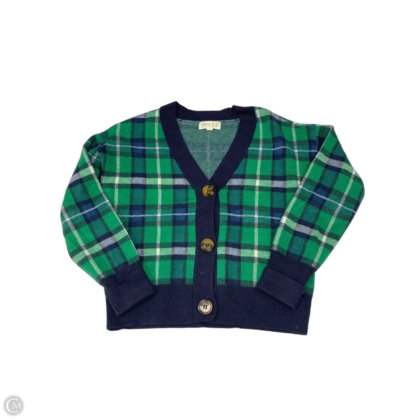 Cardigan By Marled In Plaid Pattern, Size: Xs