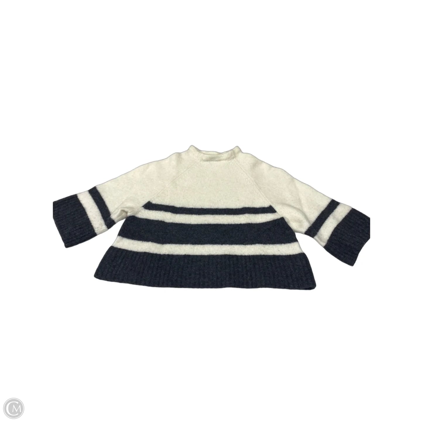 Sweater By Banana Republic In Grey & White, Size: Xsp