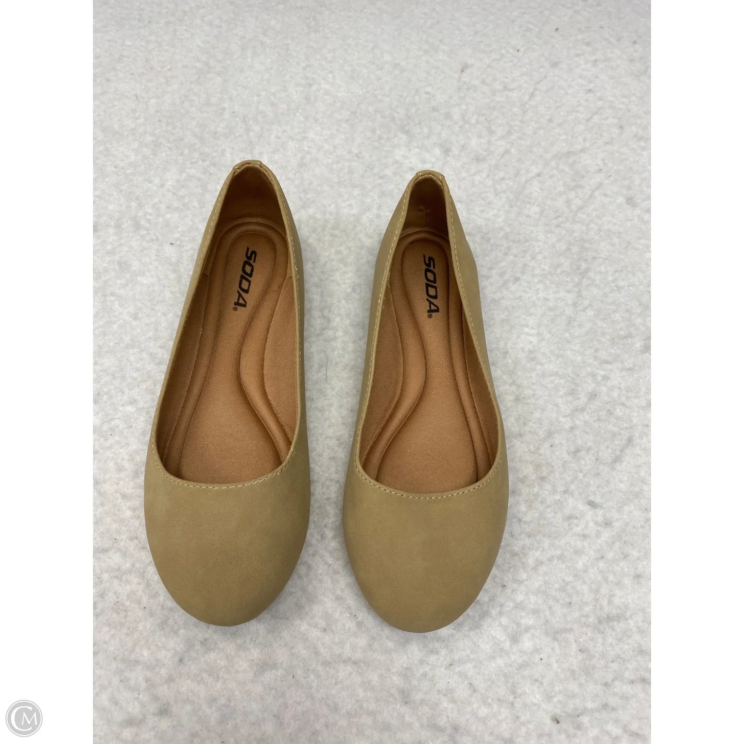 Shoes Flats By Soda In Beige, Size: 7.5