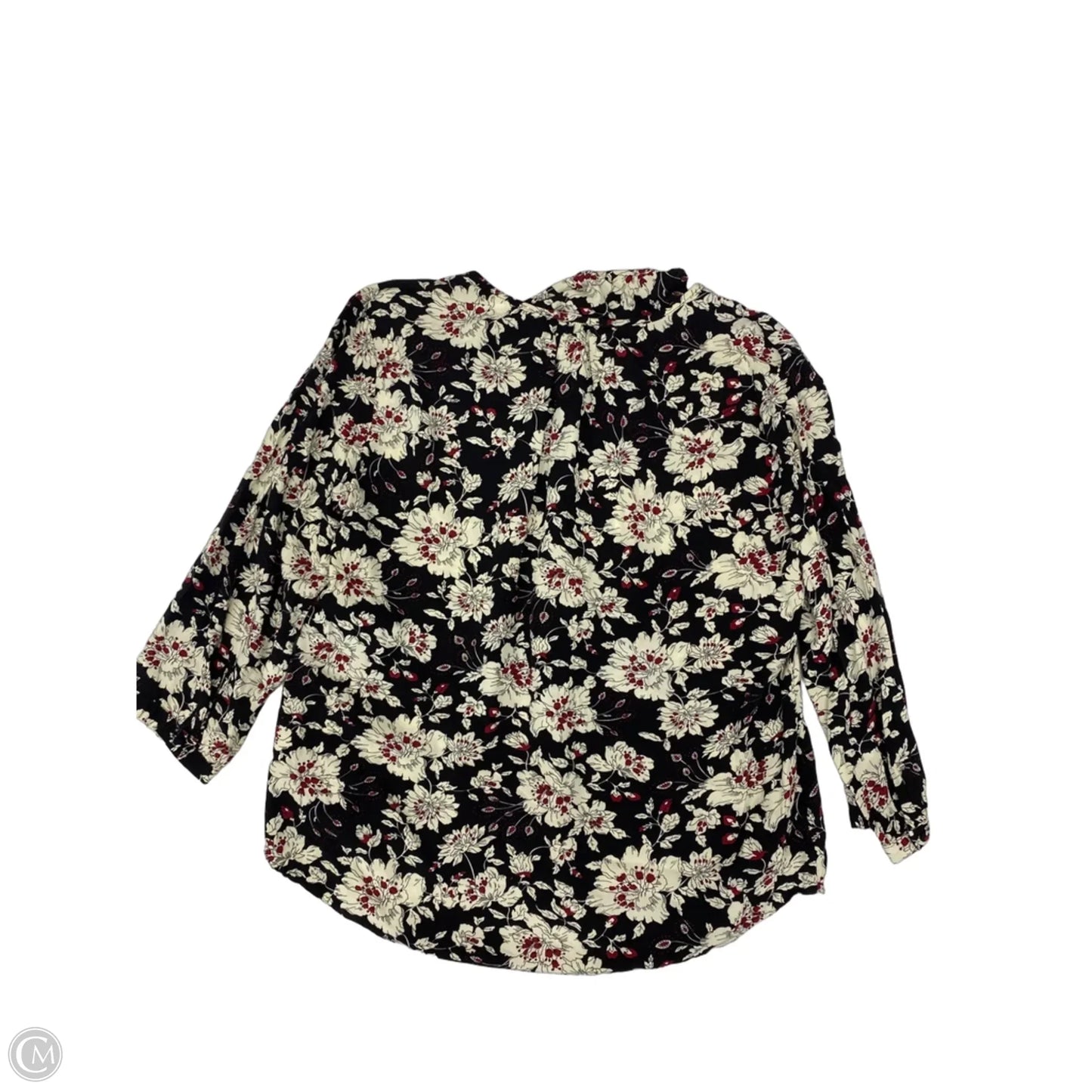 Top Long Sleeve By Clothes Mentor In Floral Print, Size: M