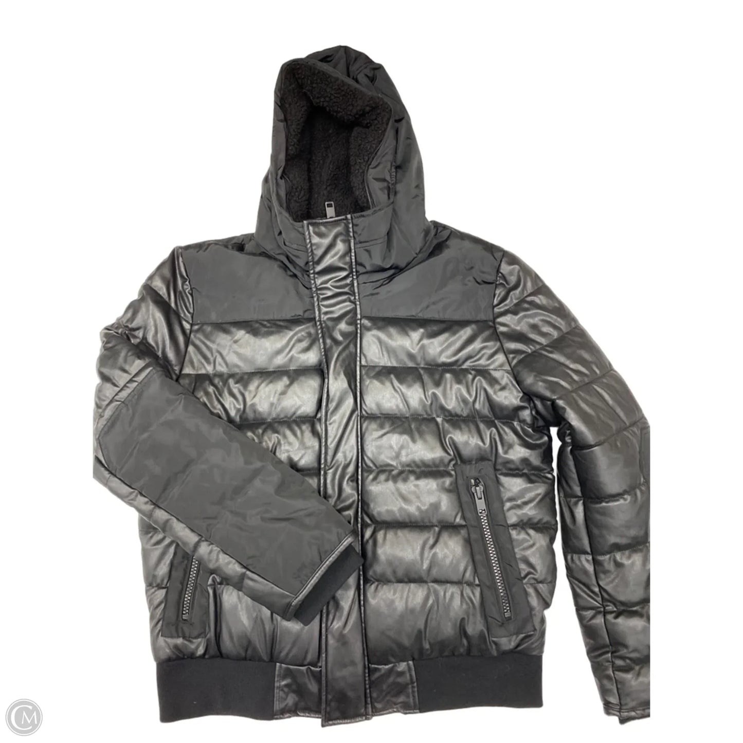 Coat Puffer & Quilted By Express In Black, Size: L