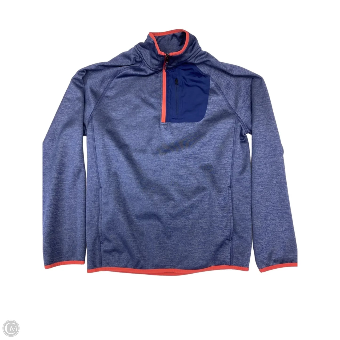 Athletic Jacket By Crown And Ivy In Blue, Size: M