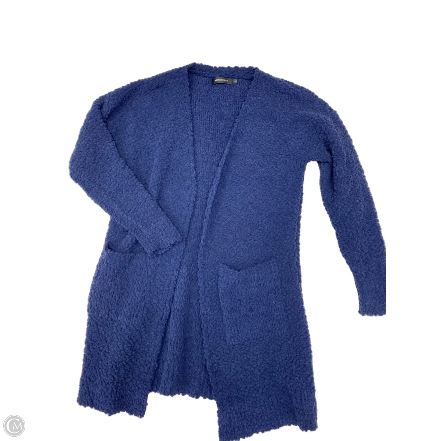 Sweater Cardigan By Merokeety In Navy, Size: M
