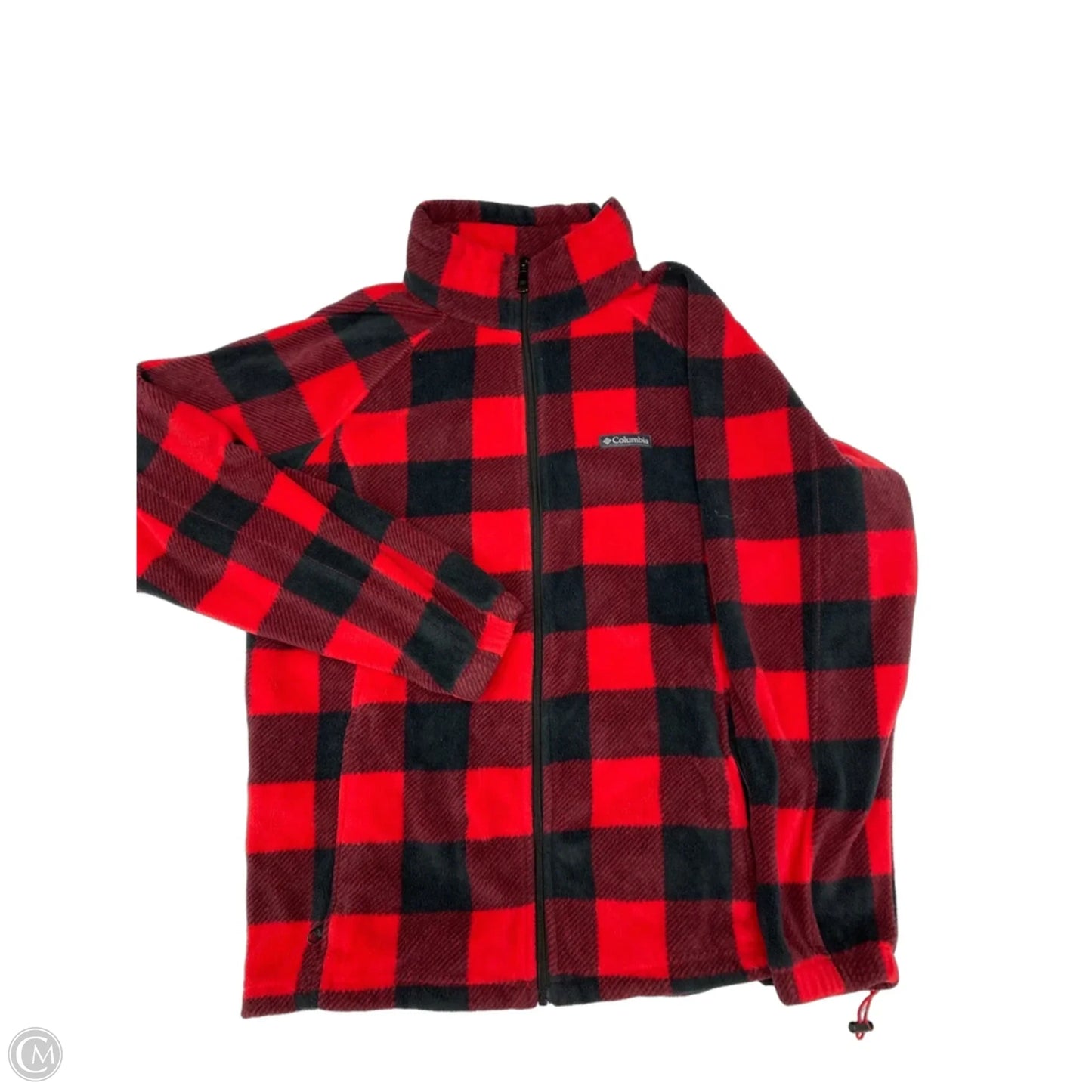 Athletic Sweatshirt Collar By Columbia In Plaid Pattern, Size: 2x