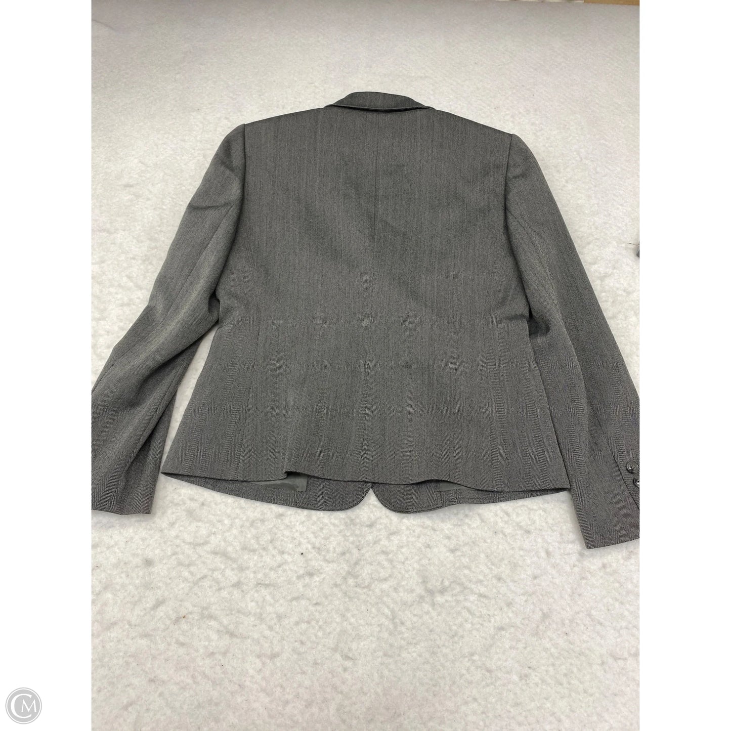 Blazer By Tahari By Arthur Levine In Grey, Size: Sp