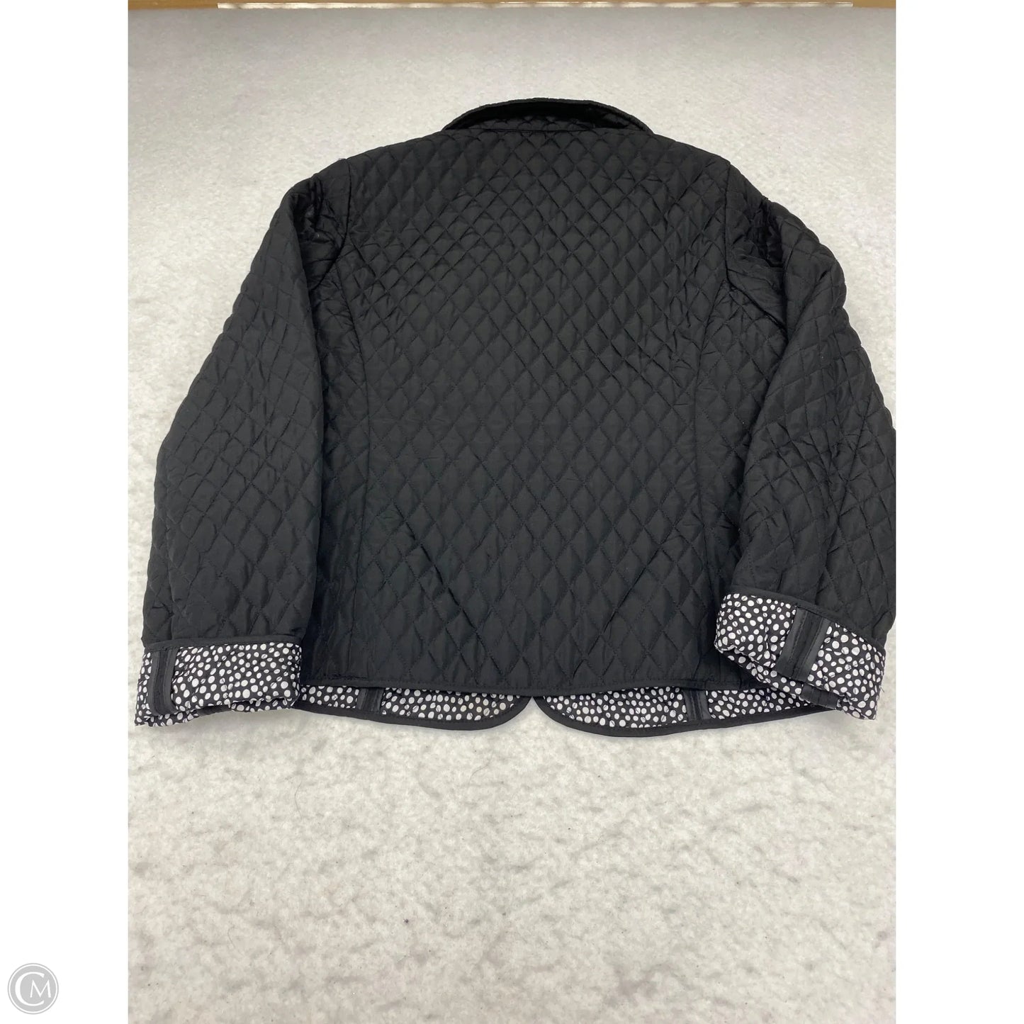 Jacket Puffer & Quilted By Briggs In Black, Size: Mp