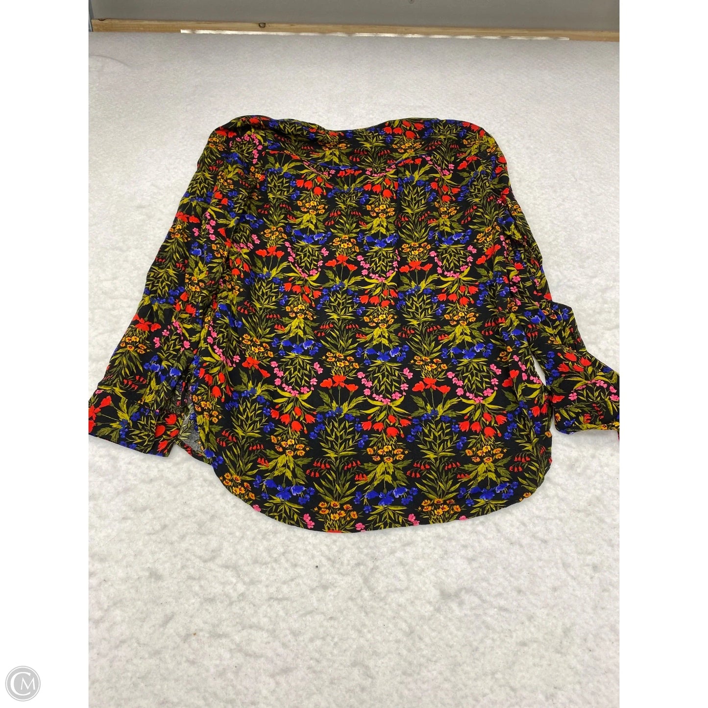 Top Long Sleeve By Old Navy In Floral Print, Size: M