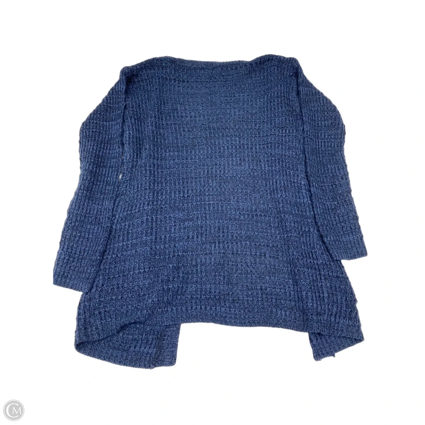 Sweater Cardigan By Clothes Mentor In Navy, Size: L