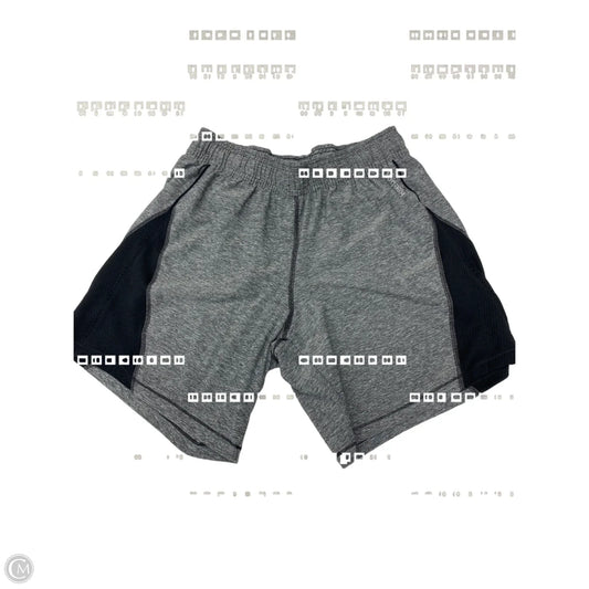 Athletic Shorts By Reebok In Black & Grey, Size: S