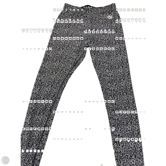 Athletic Leggings By Nike Apparel In Black & White, Size: M