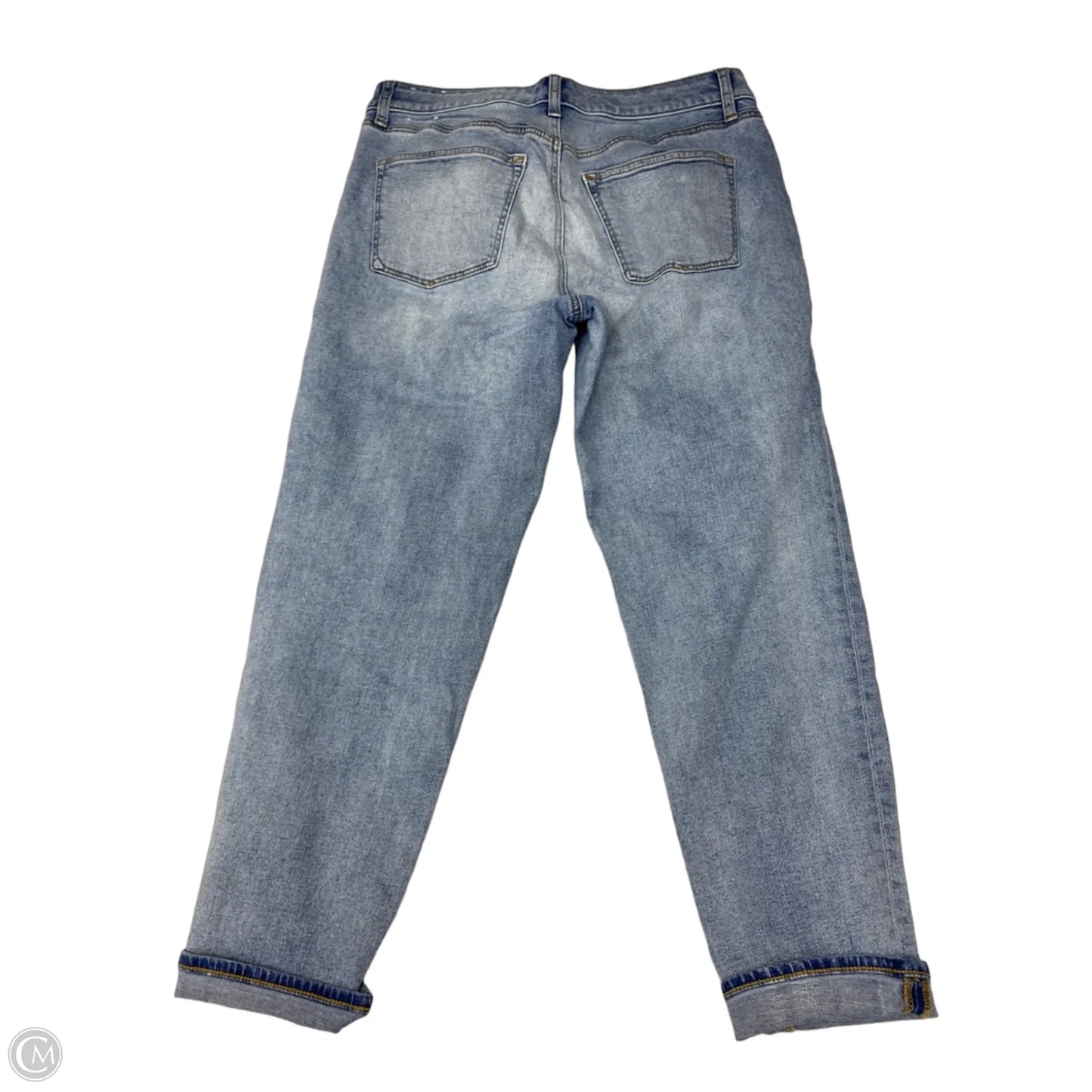 Jeans Straight By Talbots In Blue Denim, Size: 8