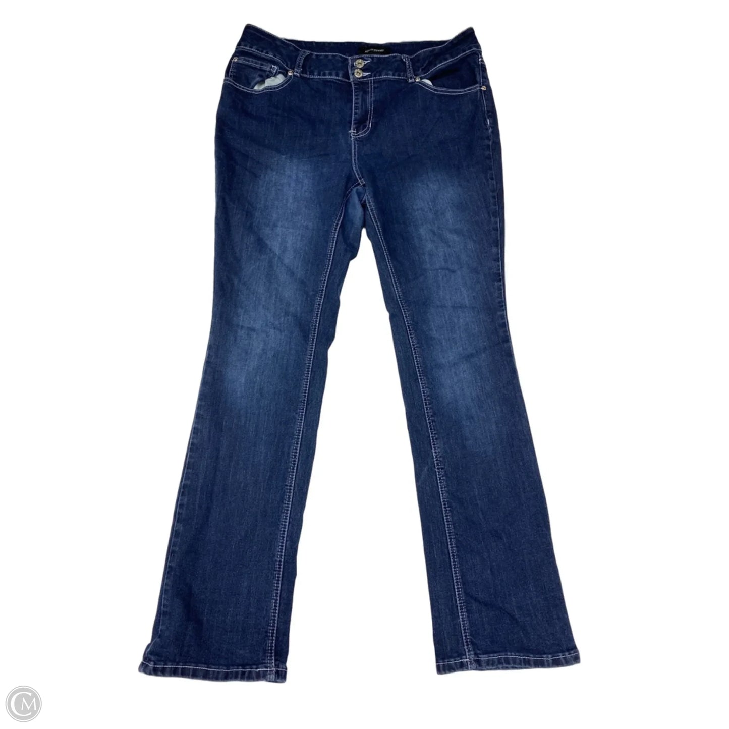 Jeans Boot Cut By Ashley Stewart In Blue Denim, Size: 16
