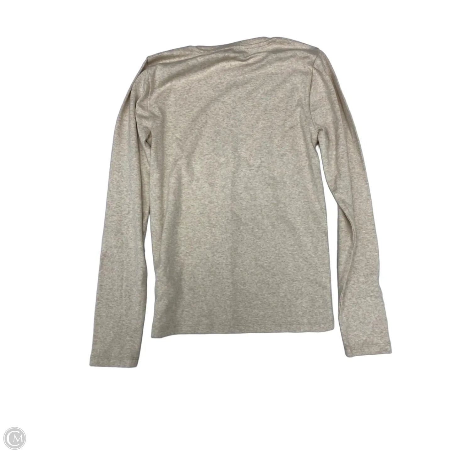 Top Long Sleeve Basic By J. Crew In Cream, Size: M