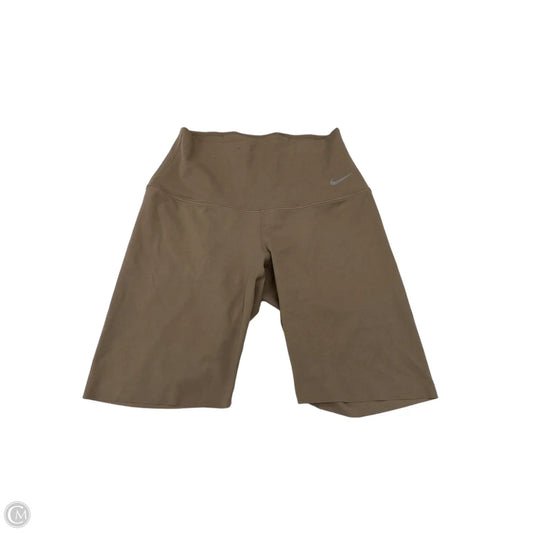 Athletic Shorts By Nike Apparel In Brown, Size: S