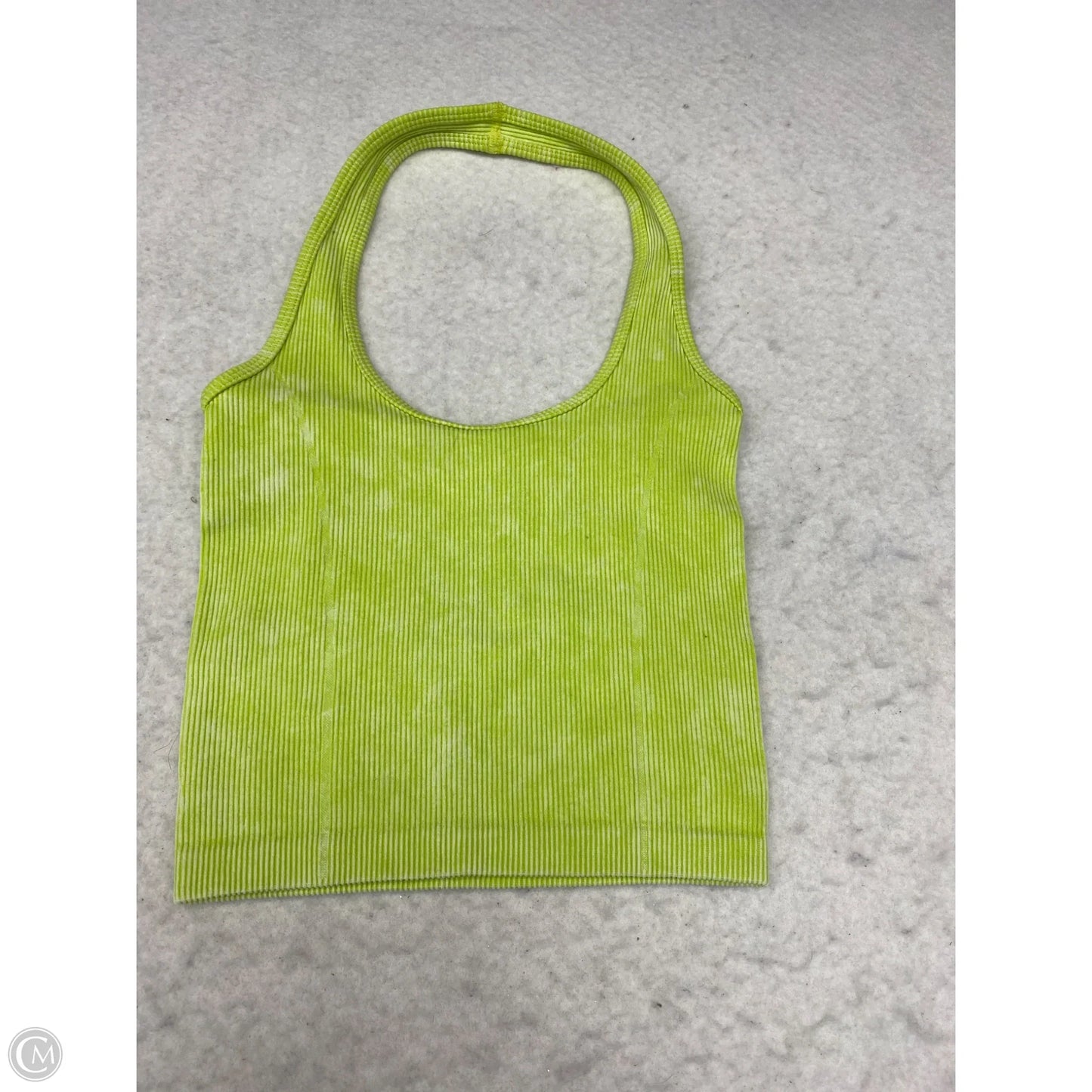 Athletic Tank Top By American Eagle In Chartreuse, Size: Xs