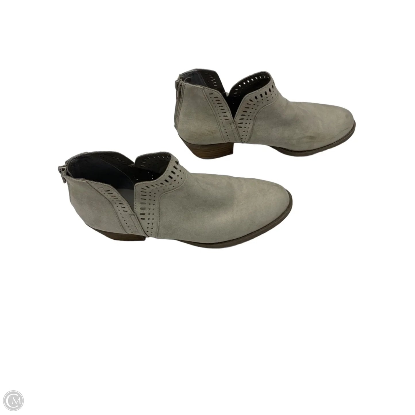Boots Ankle Heels By Carlos By Carlos Santana In Grey, Size: 10
