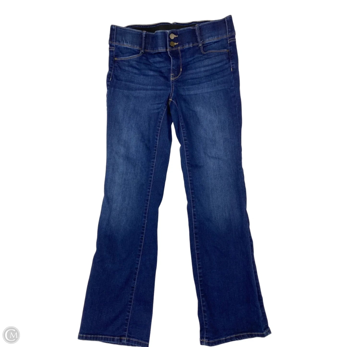 Jeans Boot Cut By Apt 9 In Blue Denim, Size: 12