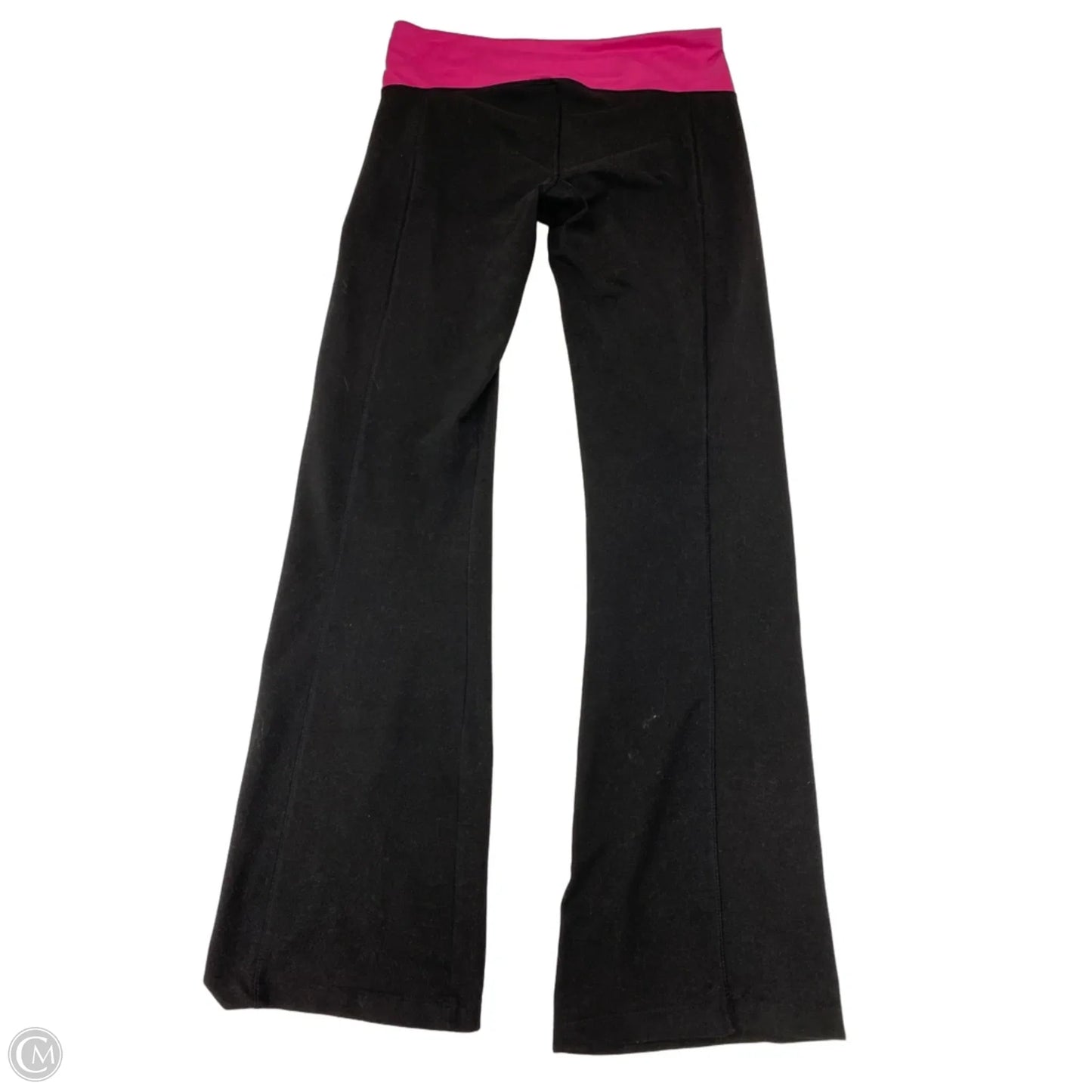 Athletic Pants By Bally In Black & Pink, Size: M