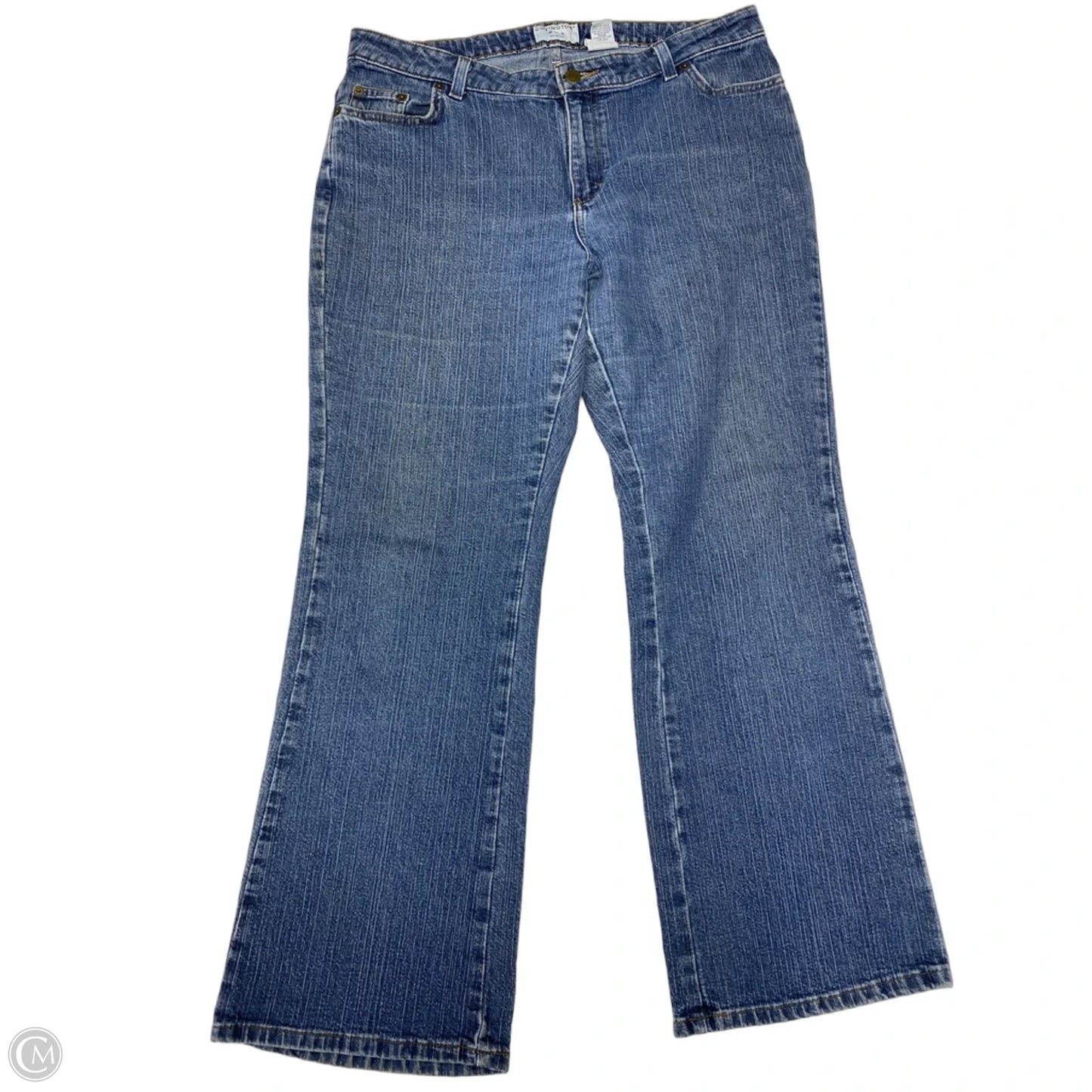 Jeans Wide Leg By Covington In Blue Denim, Size: 16