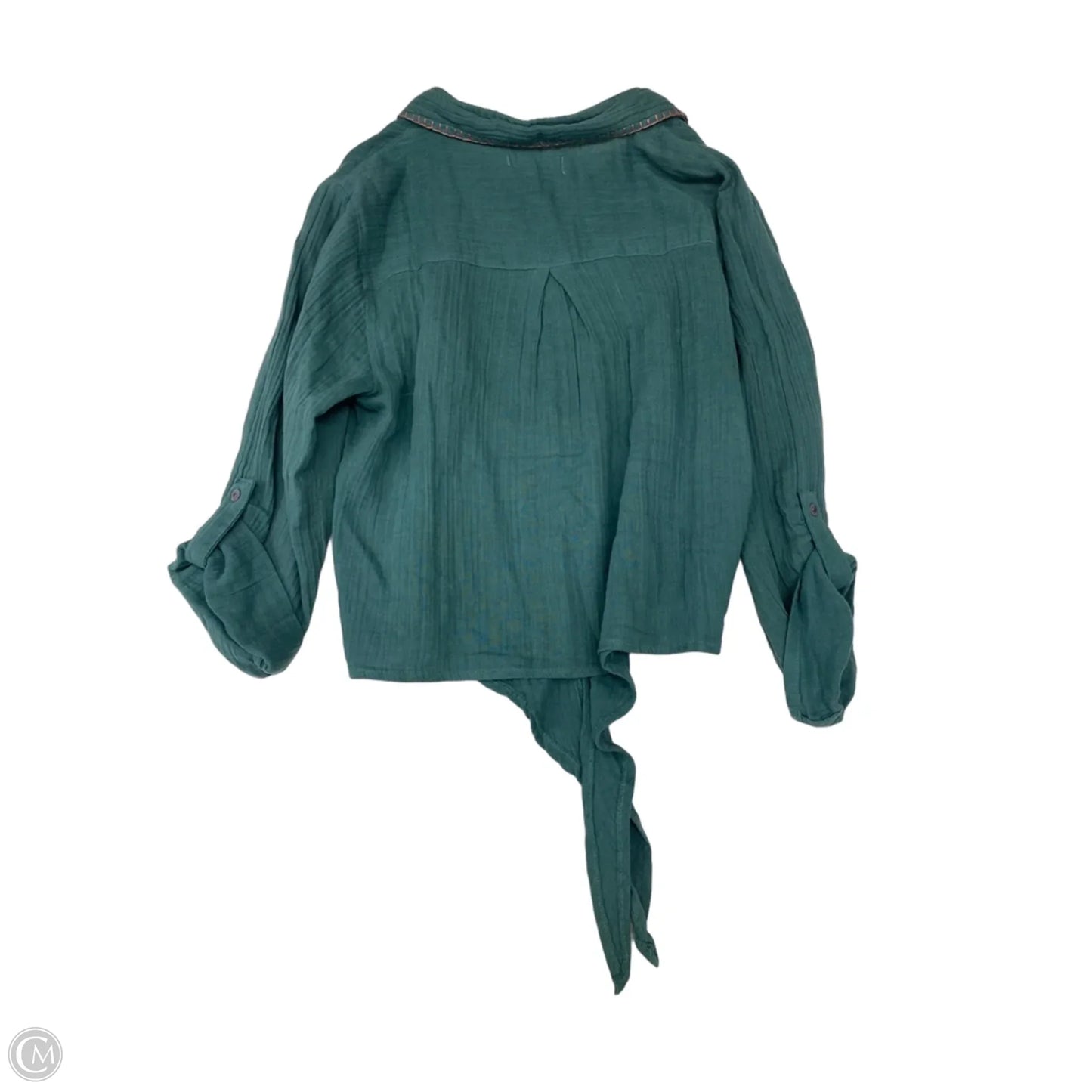 Top Long Sleeve By Natural Life In Green, Size: M