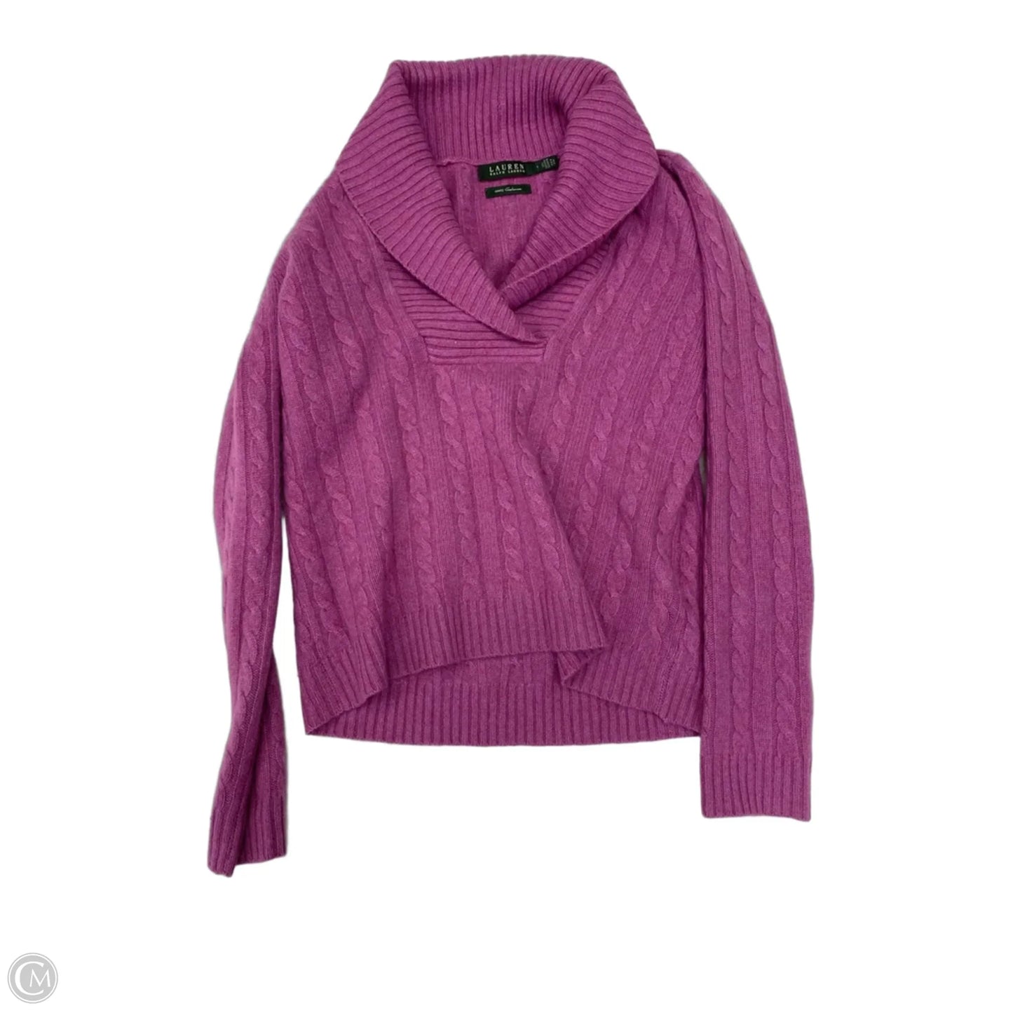 Sweater Cashmere By Lauren By Ralph Lauren In Purple, Size: S