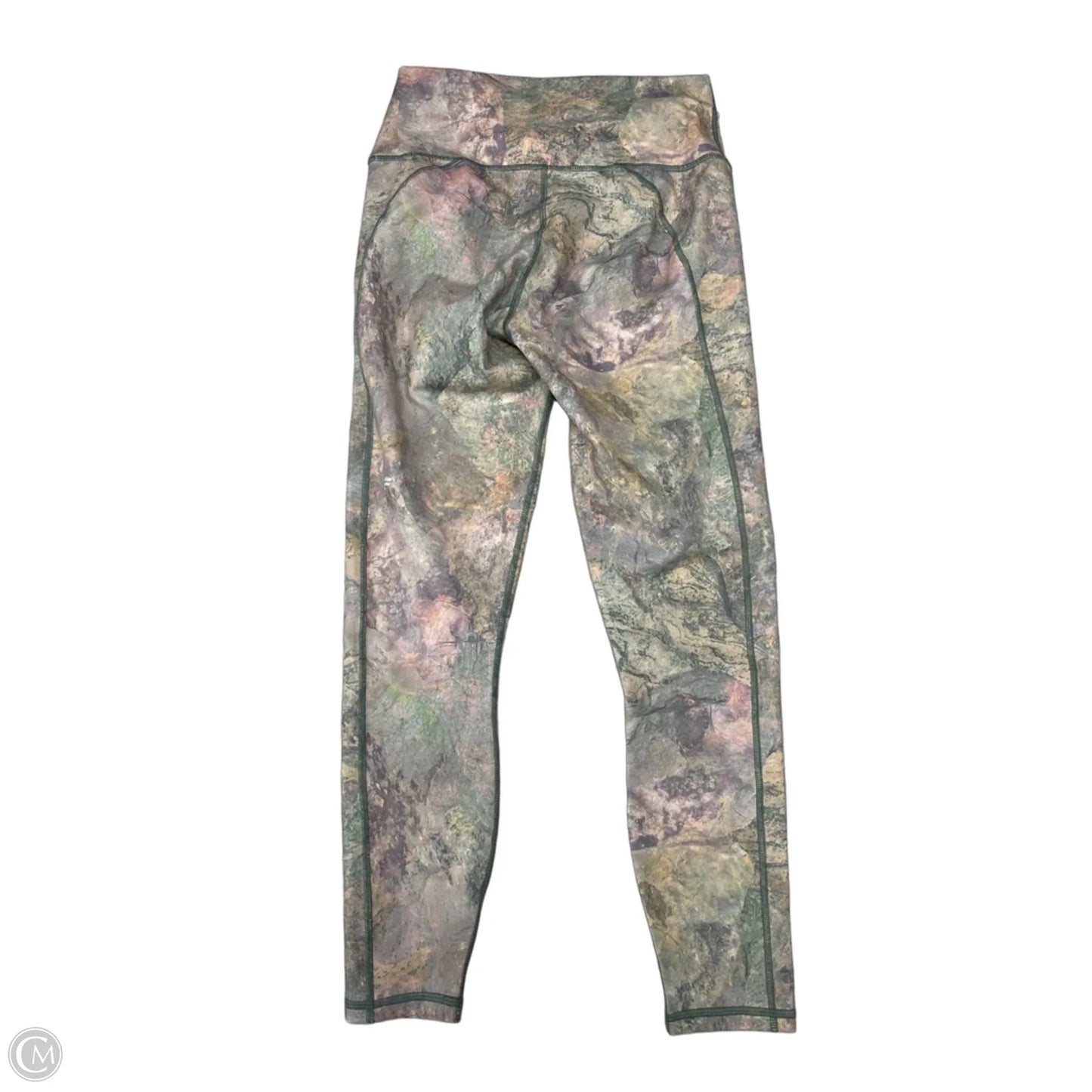 Athletic Leggings By Fabletics In Tie Dye Print, Size: S