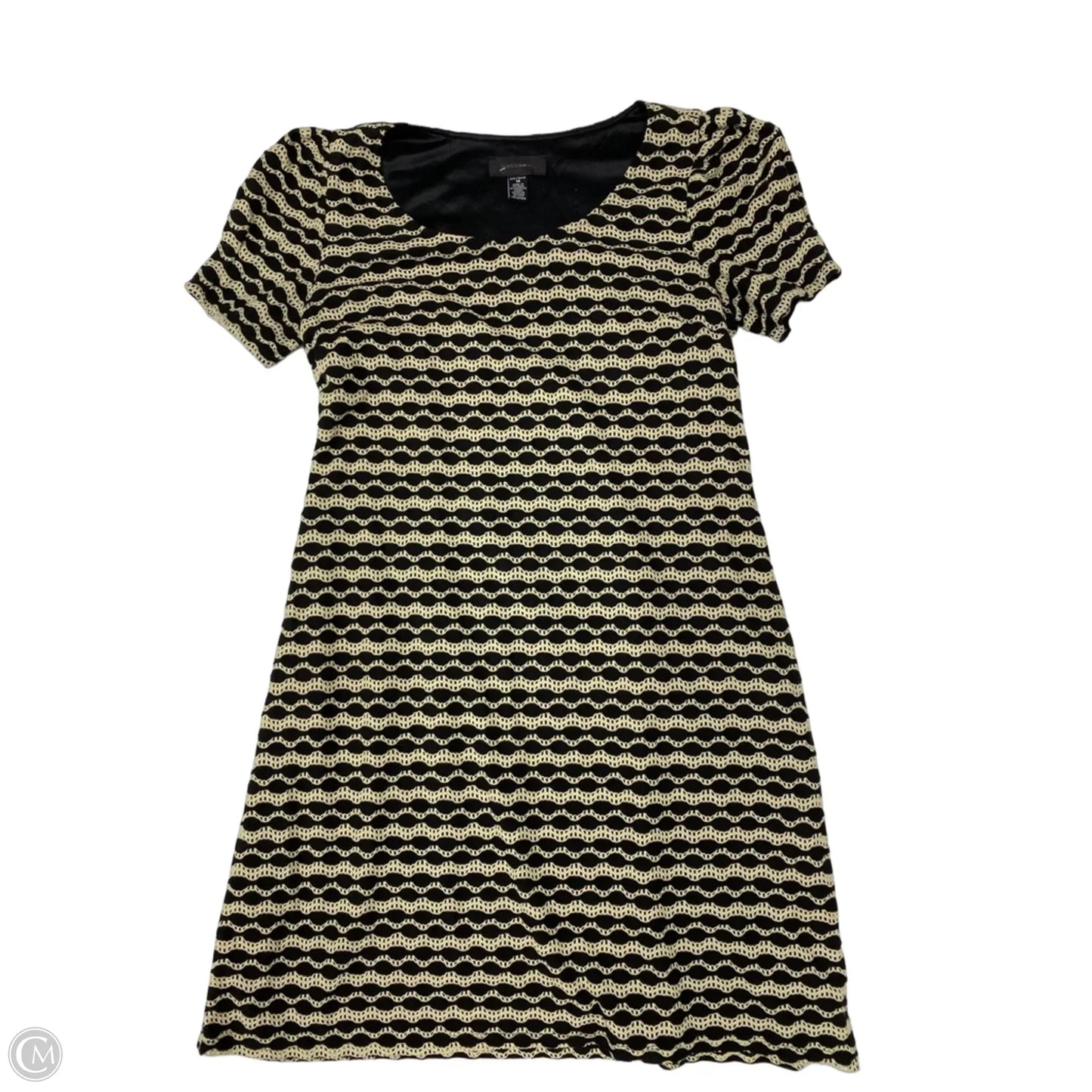 Dress Casual Short By R And M Richards In Black & Cream, Size: L