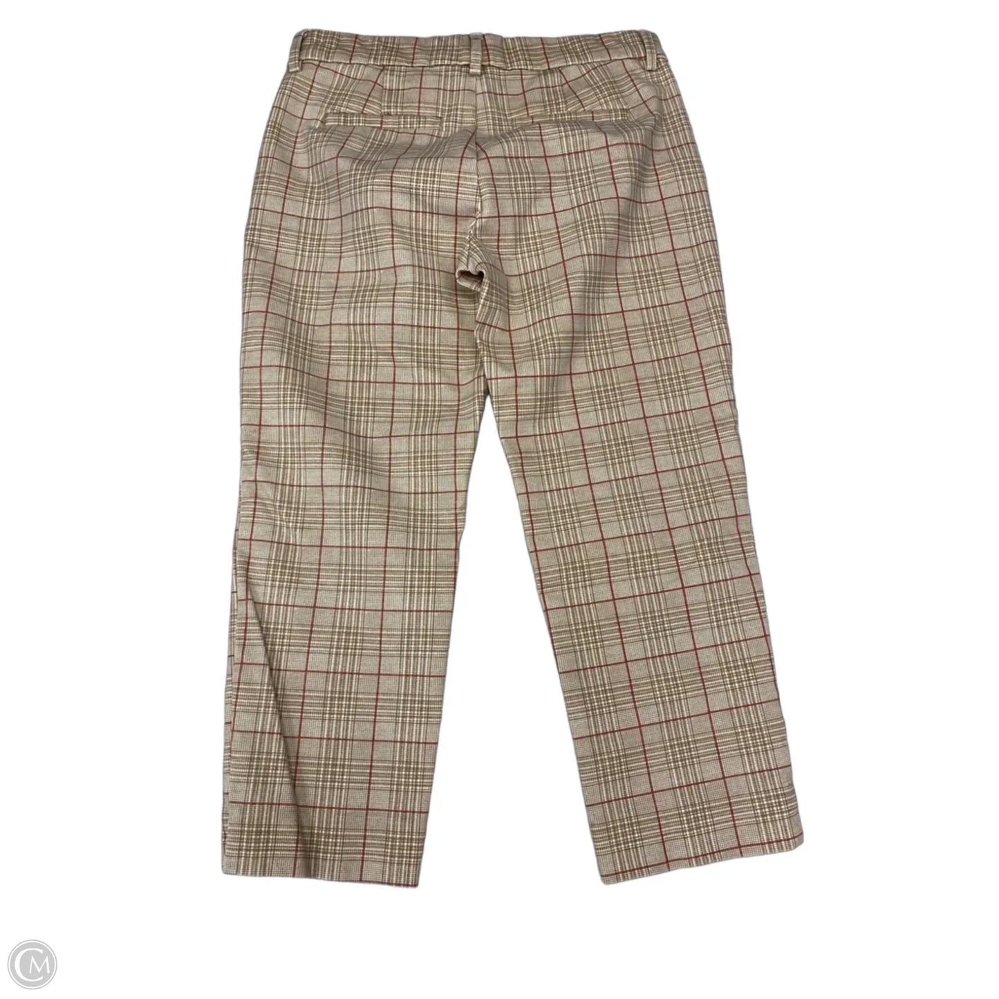 Pants Dress By Liverpool In Plaid Pattern, Size: 8
