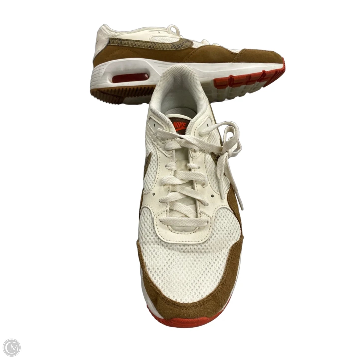Shoes Sneakers By Nike In Brown & Cream, Size: 9