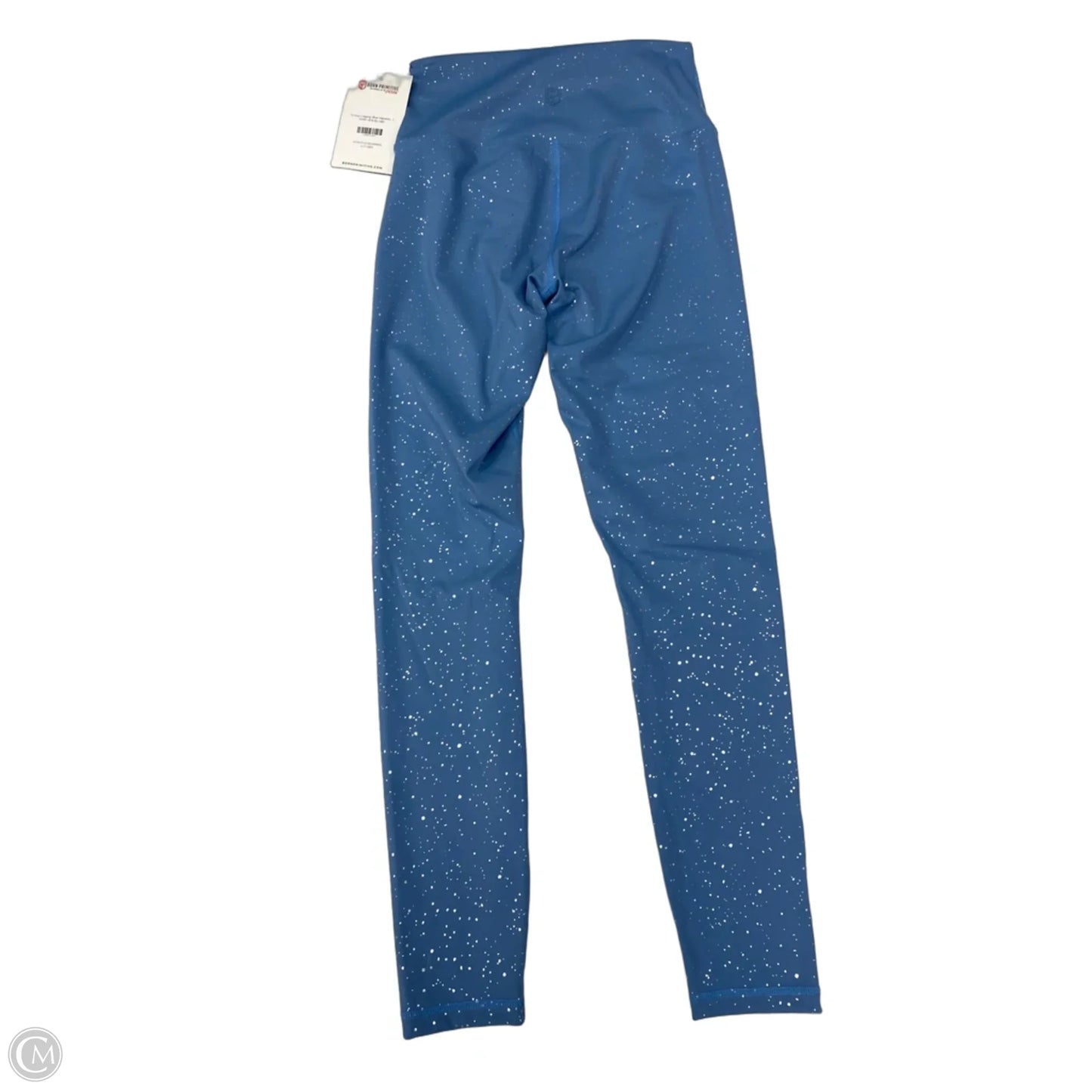 Athletic Leggings By Cmc In Blue & Silver, Size: L