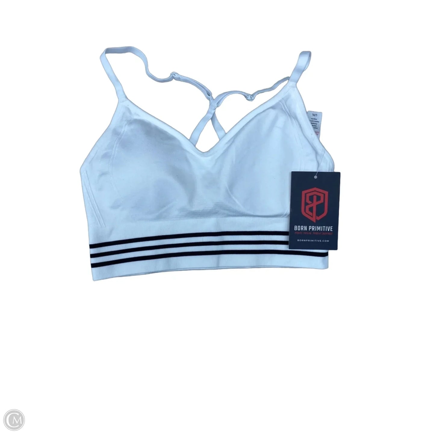 Athletic Bra By Cmc In White, Size: L