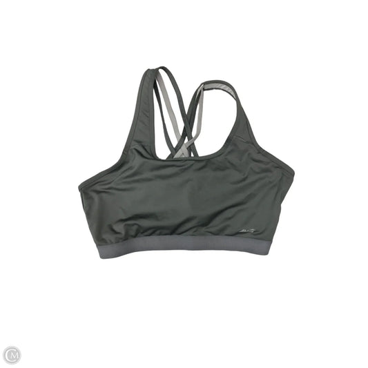 Athletic Bra By Avia In Grey, Size: Xxl