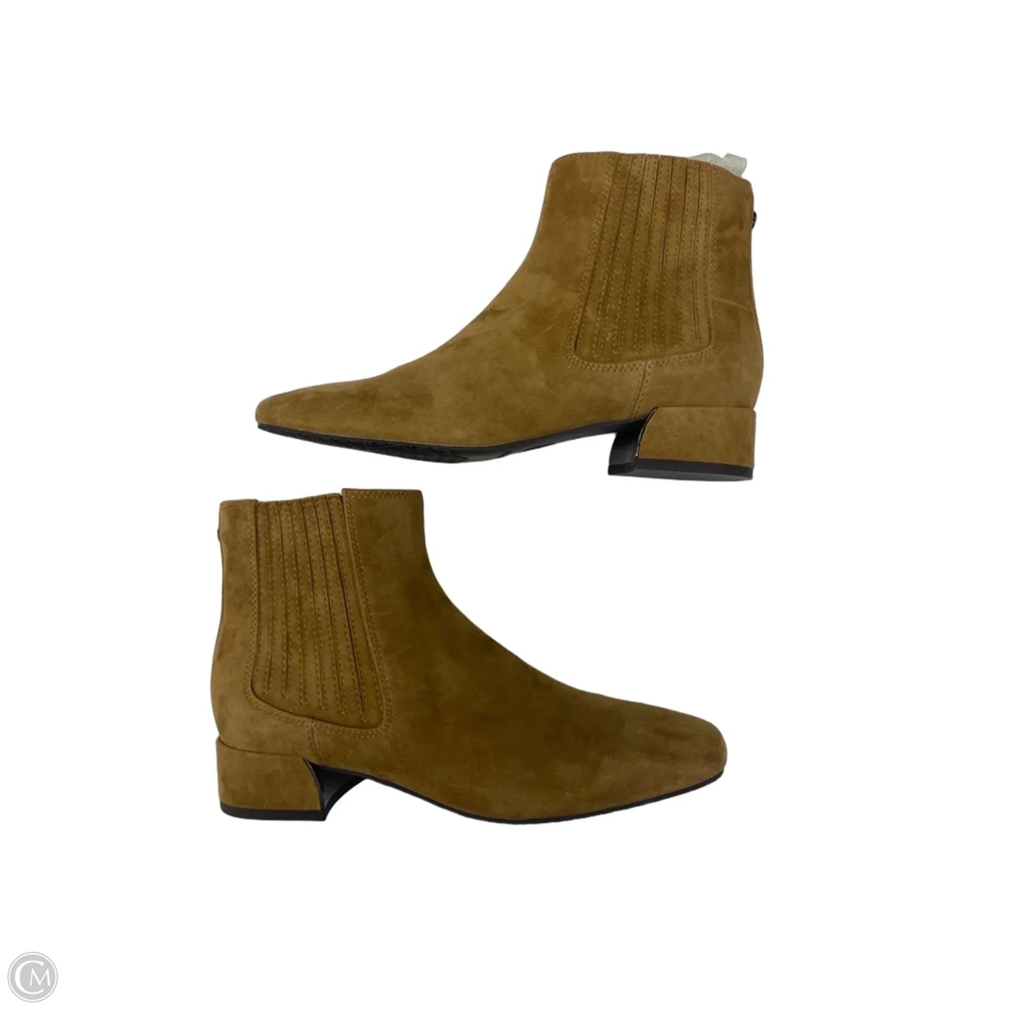 Boots Ankle Heels By Donald Pliner In Tan, Size: 7.5