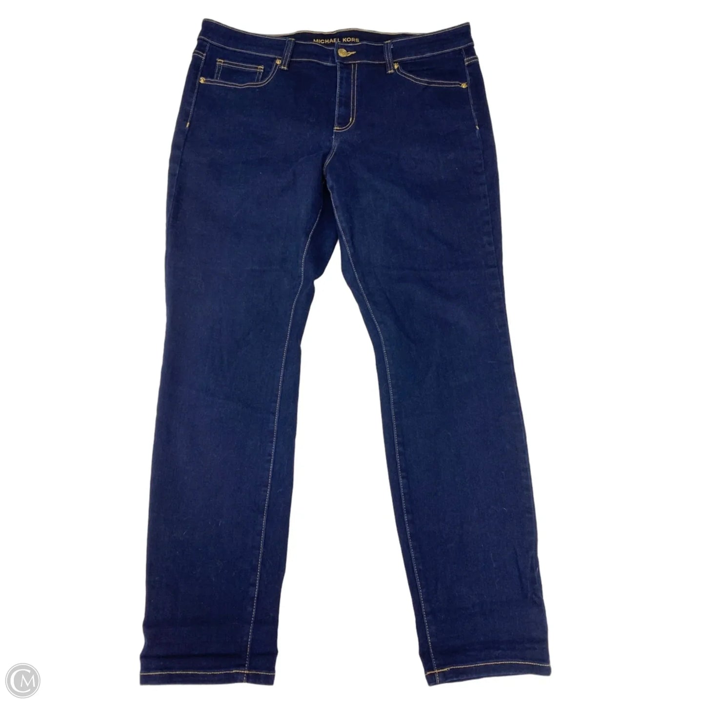 Jeans Designer By Michael Kors In Navy, Size: 14