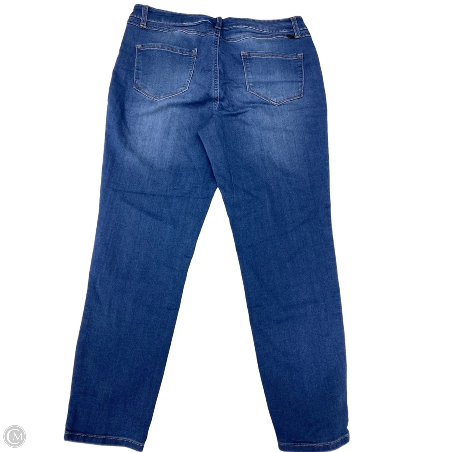 Jeans Straight By 1822 Denim In Blue Denim, Size: 14