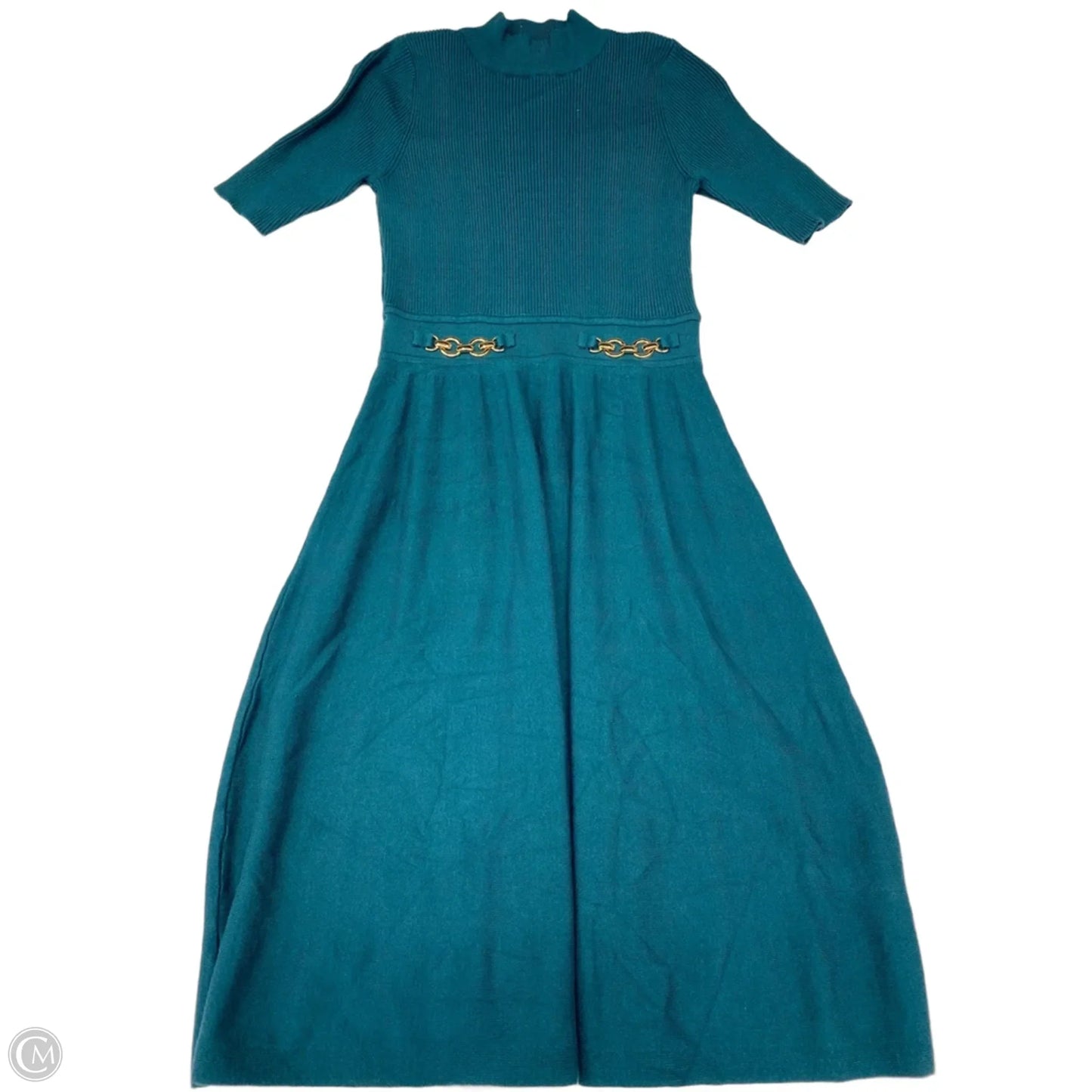Dress Sweater By Maggy London In Green, Size: S
