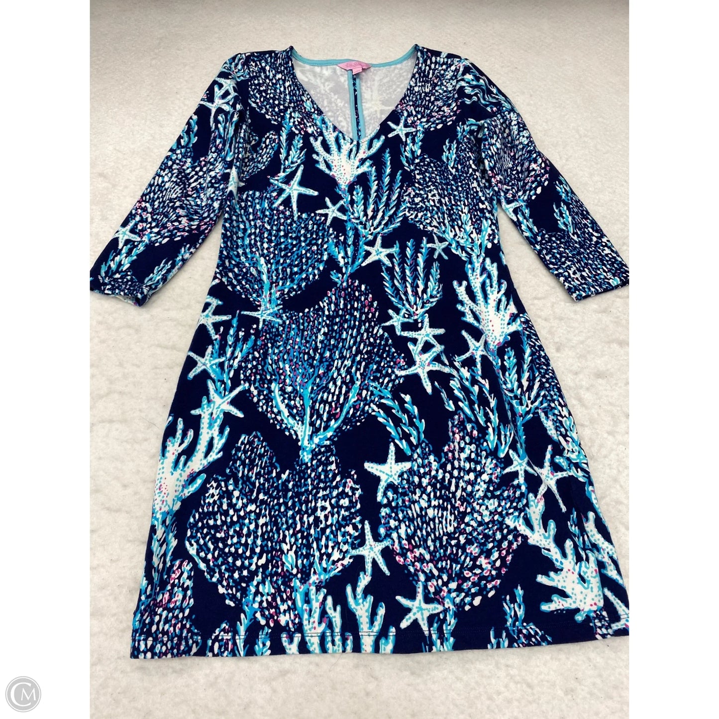 Dress Designer By Lilly Pulitzer In Navy, Size: S
