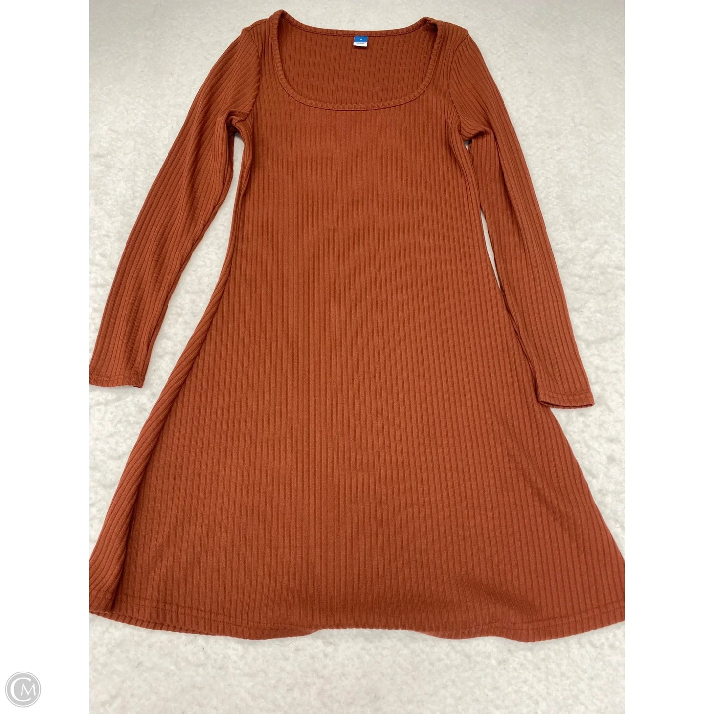 Dress Casual Midi By Old Navy In Brown, Size: Xs