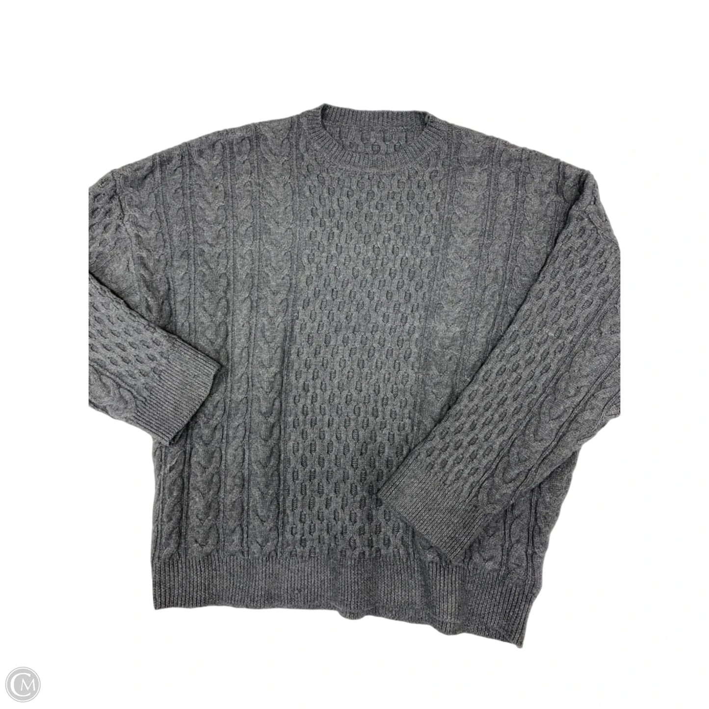 Sweater By Clothes Mentor In Grey, Size: S