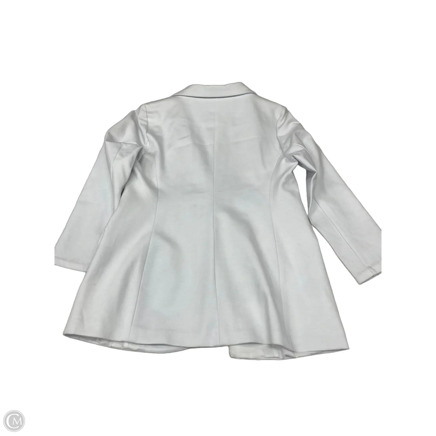 Blazer By Clothes Mentor In White, Size: Xl