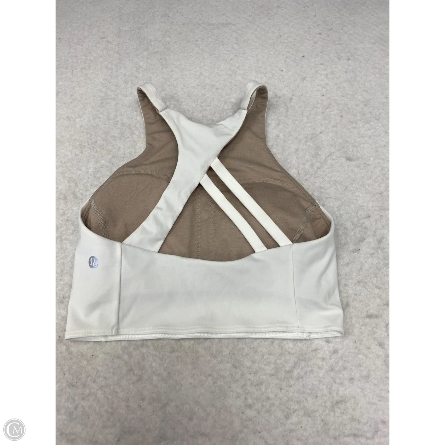Athletic Bra By Lululemon In White, Size: S