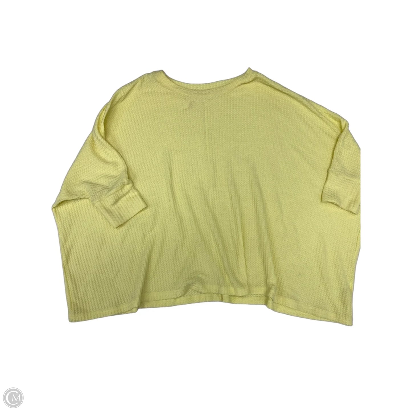 Top Short Sleeve By La Miel In Yellow, Size: S