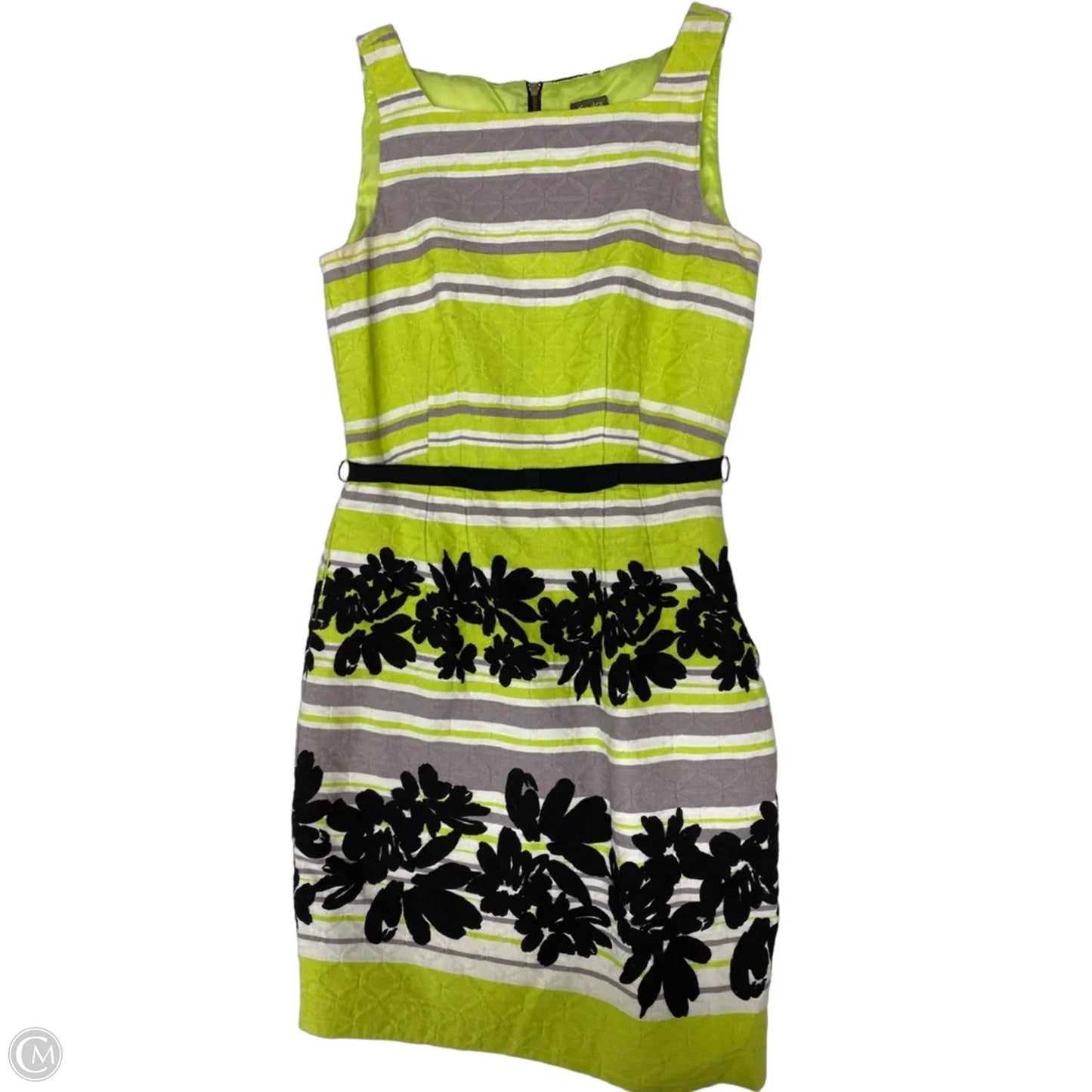 Dress Work By Taylor In Black & Green, Size: Xs