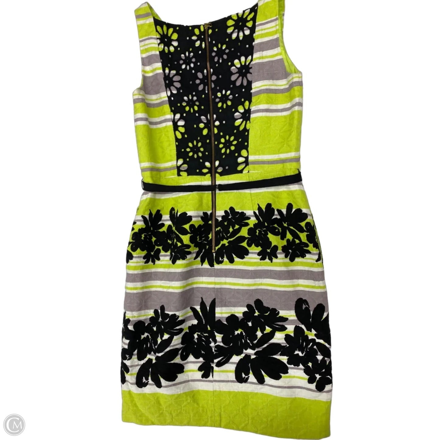 Dress Work By Taylor In Black & Green, Size: Xs