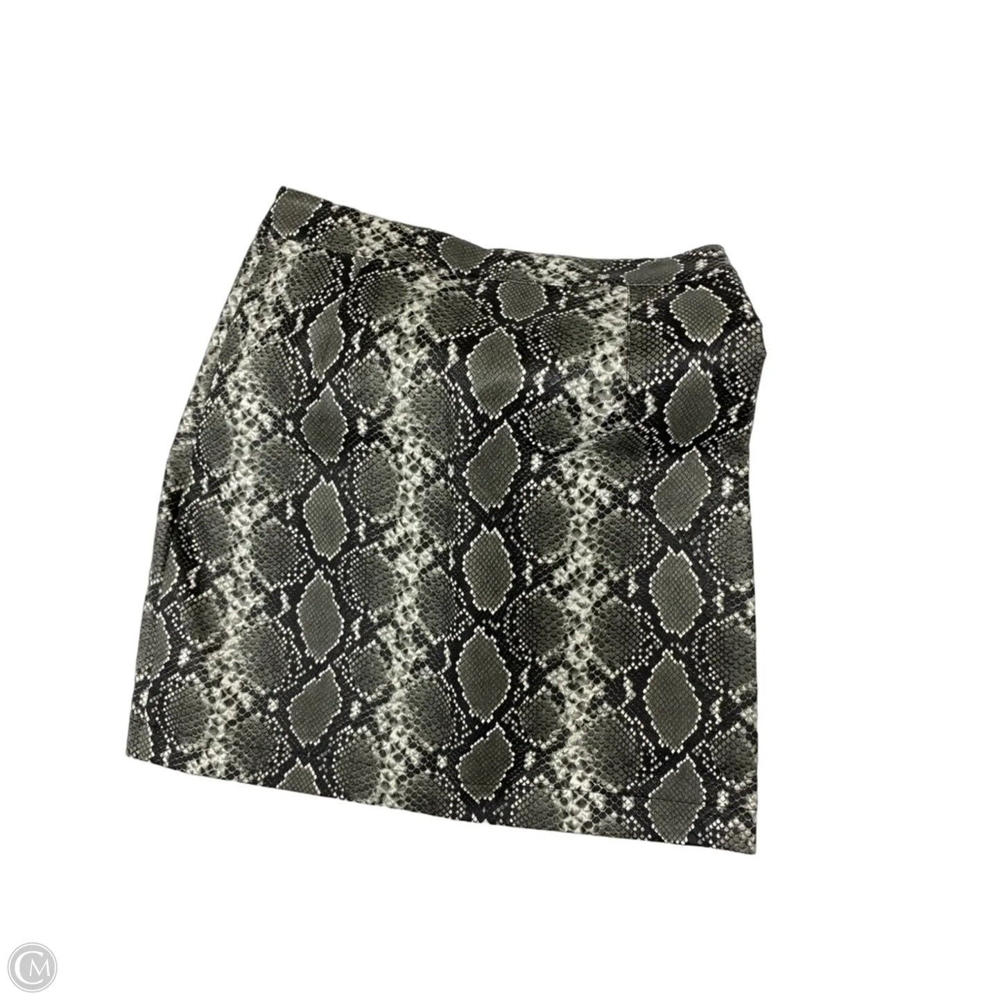 Skirt Mini & Short By Thread And Supply In Snakeskin Print, Size: 4