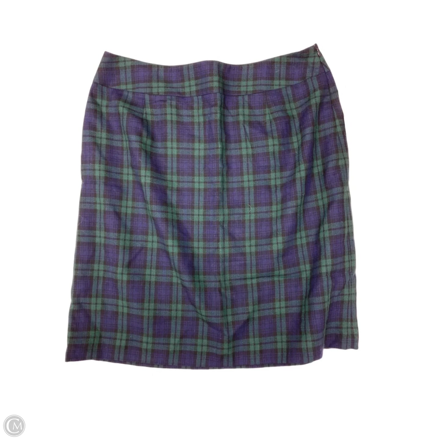 Skirt Midi By Jones New York In Plaid Pattern, Size: 16