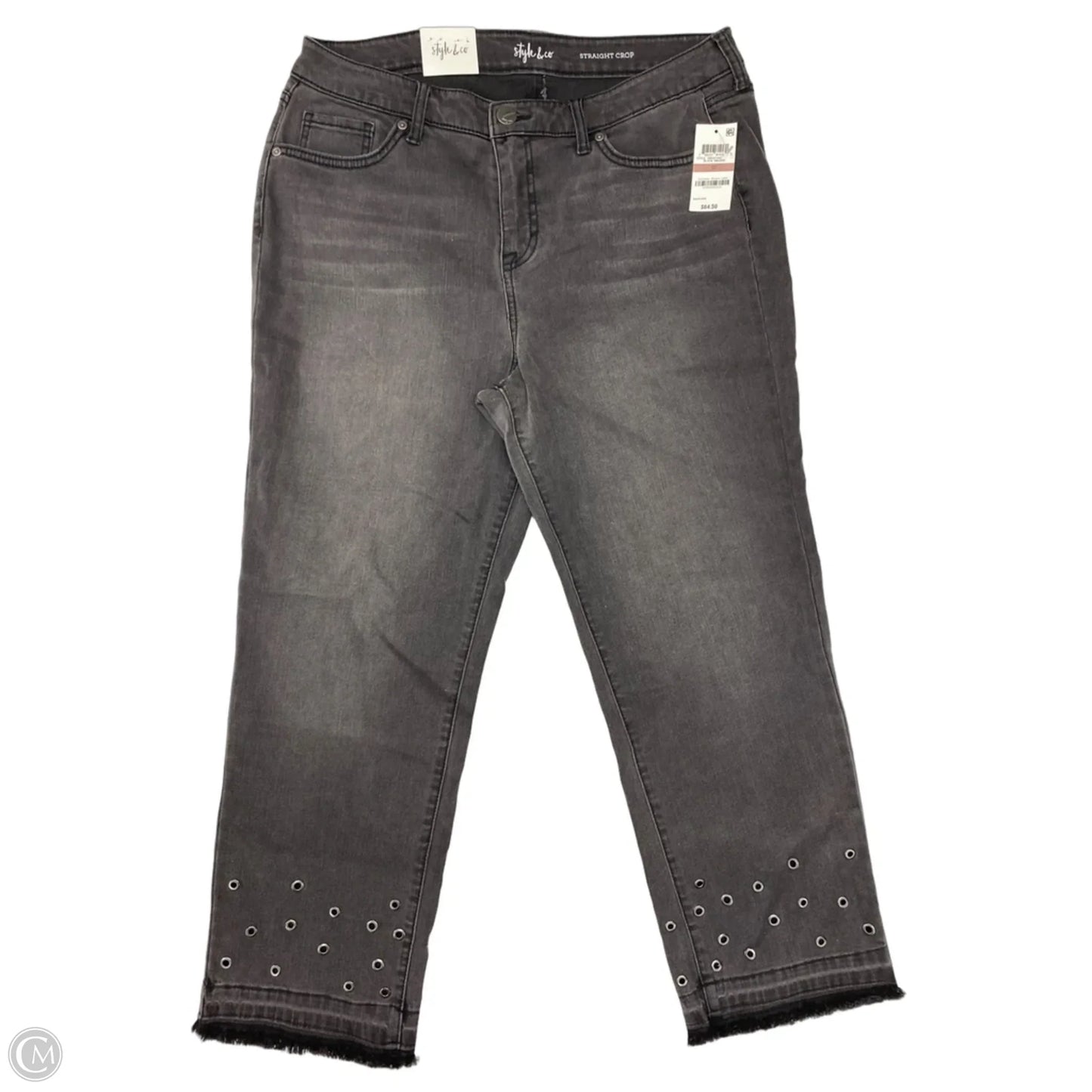 Jeans Cropped By Style And Company In Black, Size: 12