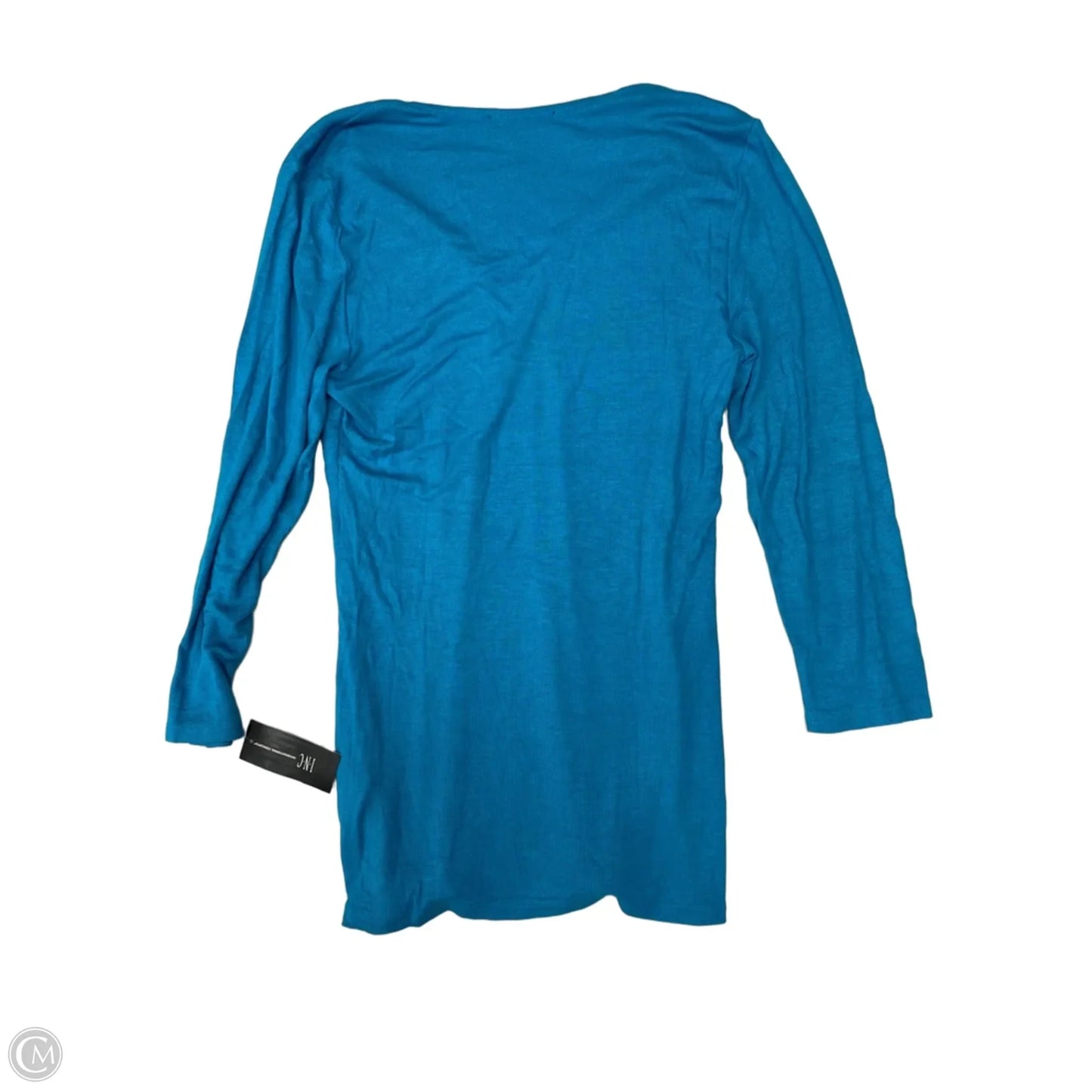 Top Long Sleeve By Inc In Blue, Size: Xl