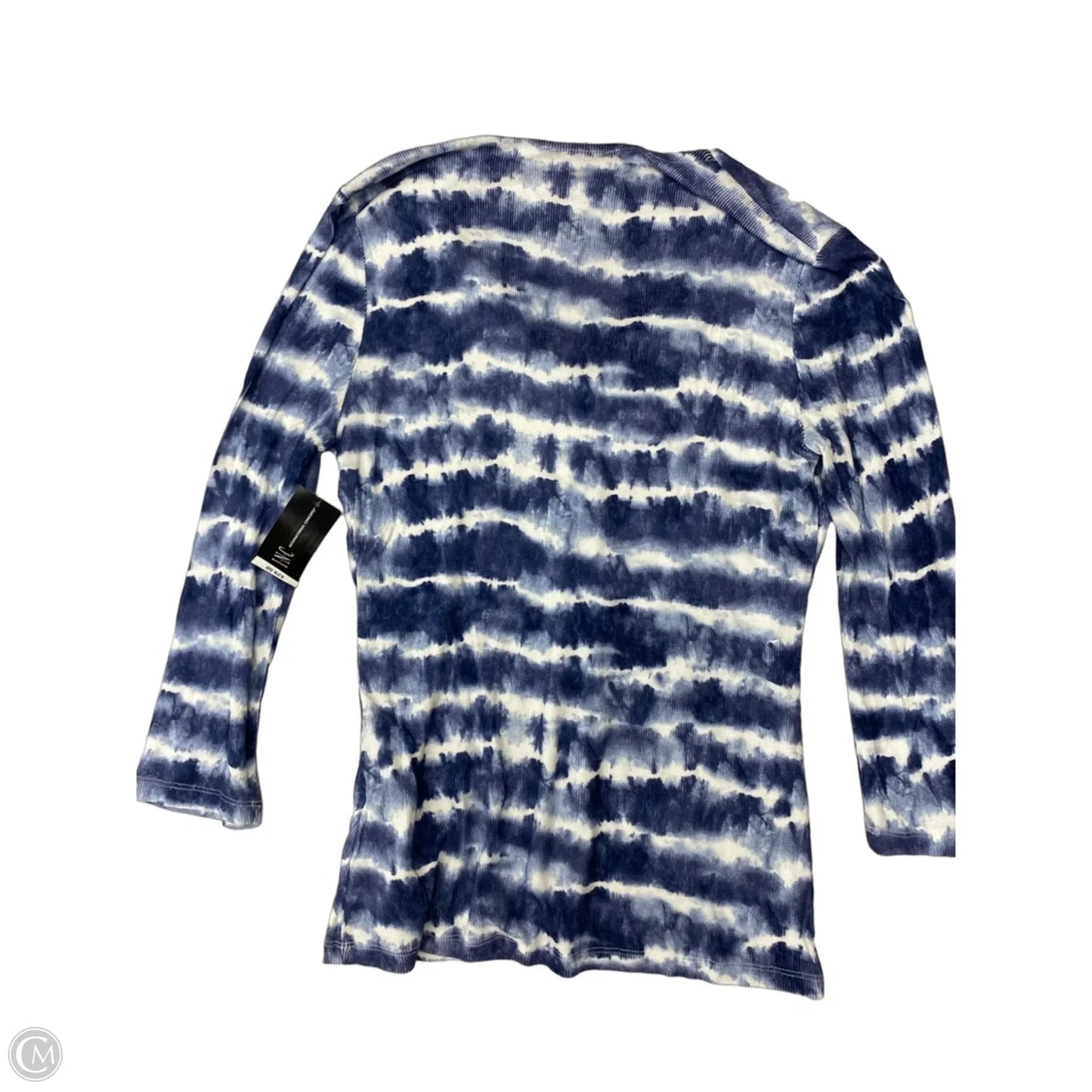 Top Long Sleeve By Inc In Tie Dye Print, Size: L
